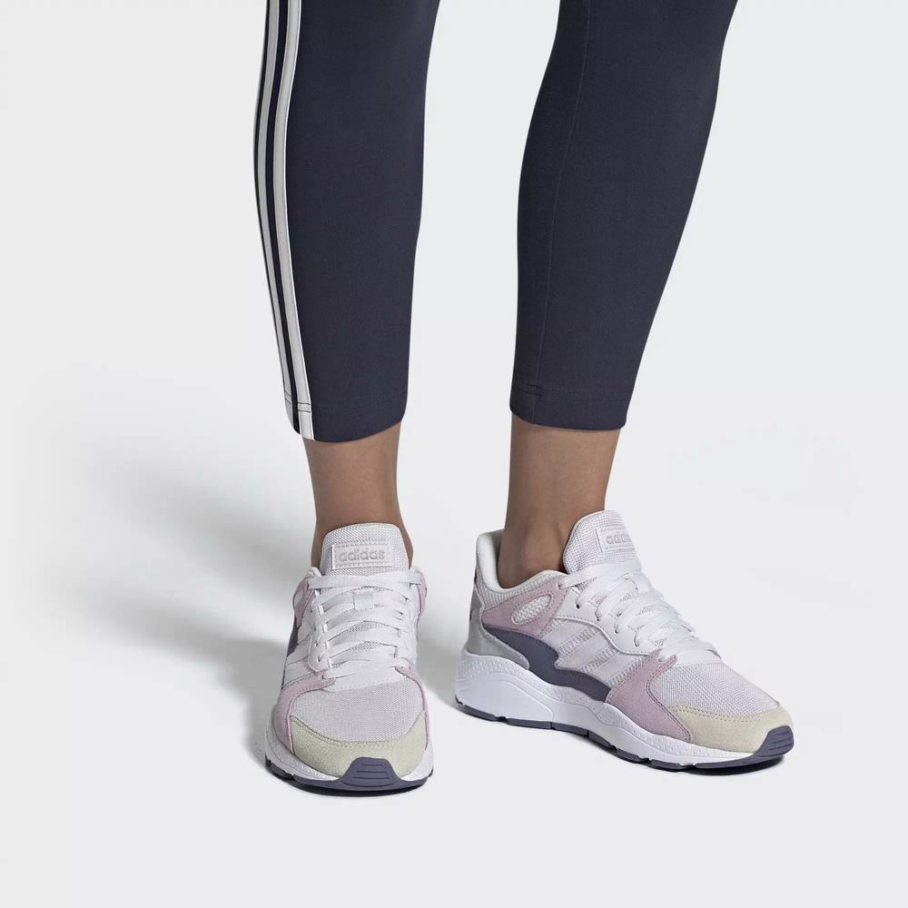 Adidas Crazychaos Tenis Para Correr Blancos Para Mujer (MX-40528)